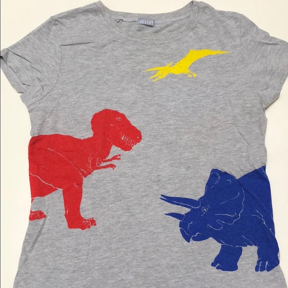 dELiA*s Tops - dELiA*s | Primary Color Dinosaur Tee | Large